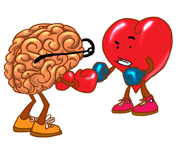 Cerebro contra corazón