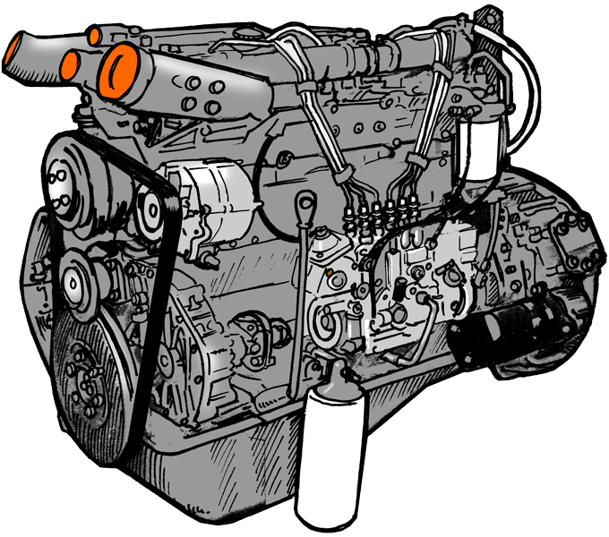 motor diesel